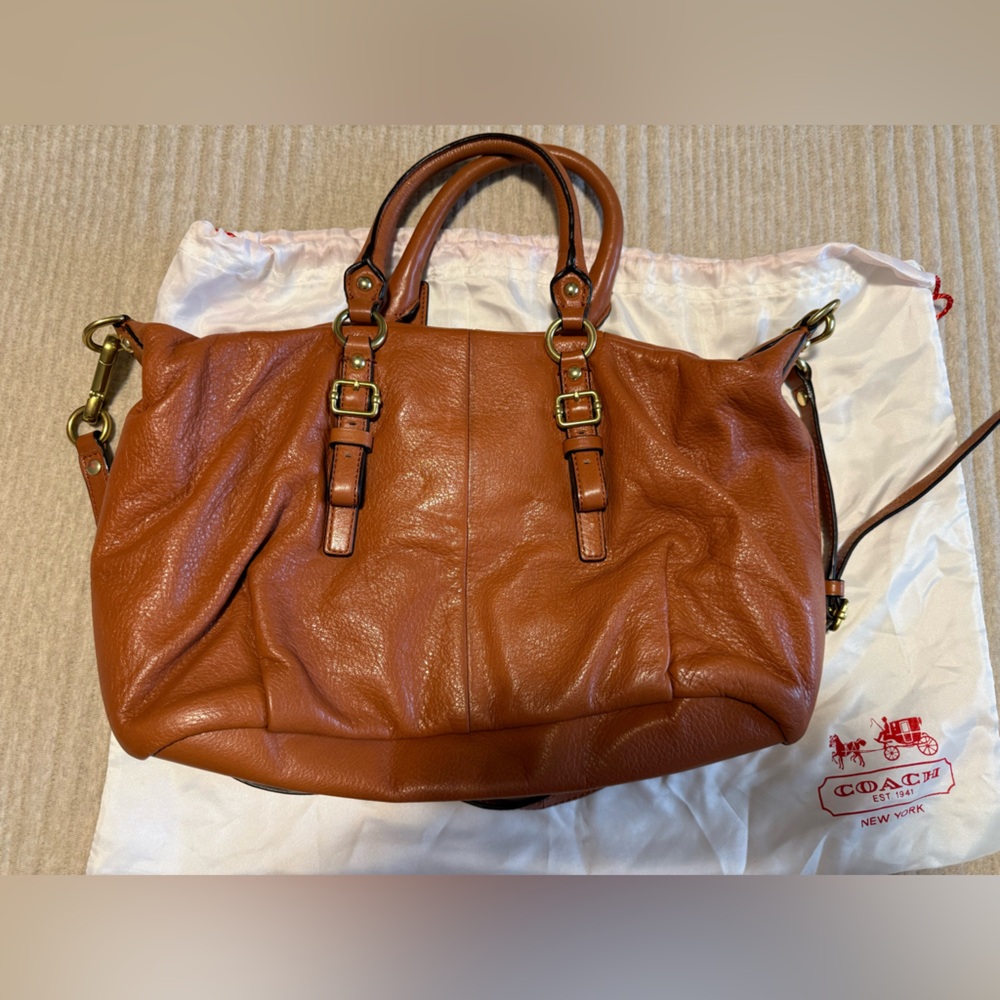 Coach Brown Leather Satchel